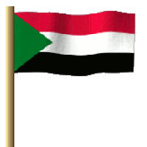 Sudan waving flag